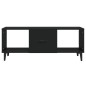 vidaXL Couchtisch Schwarz 102x50x40 cm Holzwerkstoff vidaXL Couchtisch Schwarz 102x50x40 cm Holzwerkstoff