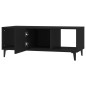 vidaXL Couchtisch Schwarz 102x50x40 cm Holzwerkstoff vidaXL Couchtisch Schwarz 102x50x40 cm Holzwerkstoff