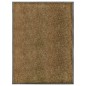 vidaXL Fußmatte Waschbar Braun 90x120 cm vidaXL Fußmatte Waschbar Braun 90x120 cm