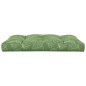 vidaXL Palettenkissen Blattmuster 120x80x12 cm Stoff