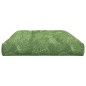 vidaXL Palettenkissen Blattmuster 120x80x12 cm Stoff