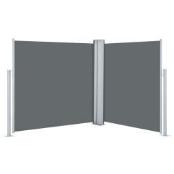vidaXL Ausziehbare Seitenmarkise Anthrazit 100 x 600 cm