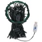 vidaXL Weihnachtsbaum-Lichternetz mit 400 LEDs Blau 400 cm vidaXL Weihnachtsbaum-Lichternetz mit 400 LEDs Blau 400 cm