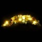vidaXL Weihnachts-Türbogen mit LED-Lichtern Grün 90 cm PVC vidaXL Weihnachts-Türbogen mit LED-Lichtern Grün 90 cm PVC