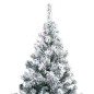 vidaXL Künstlicher Weihnachtsbaum Beschneit Grün 210 cm PVC vidaXL Künstlicher Weihnachtsbaum Beschneit Grün 210 cm PVC