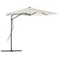 vidaXL Sonnenschirm mit Stahlmast 300 cm Sandfarben vidaXL Sonnenschirm mit Stahlmast 300 cm Sandfarben