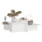 vidaXL Couchtische 2 Stk. Weiß 111,5x50x33 cm Holzwerkstoff vidaXL Couchtische 2 Stk. Weiß 111,5x50x33 cm Holzwerkstoff