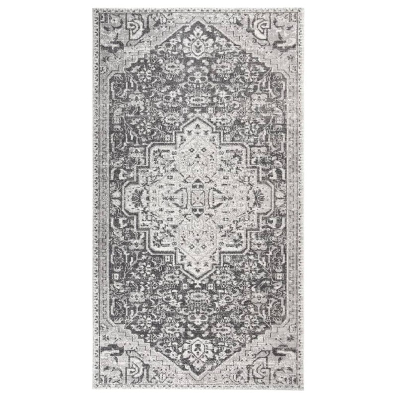 vidaXL Outdoor-Teppich Flachgewebe 115x170 cm Hellgrau vidaXL Outdoor-Teppich Flachgewebe 115x170 cm Hellgrau