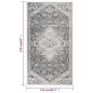 vidaXL Outdoor-Teppich Flachgewebe 115x170 cm Hellgrau vidaXL Outdoor-Teppich Flachgewebe 115x170 cm Hellgrau