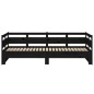 vidaXL Tagesbett Ausziehbar Schwarz Massivholz Kiefer 2x(90x200) cm vidaXL Tagesbett Ausziehbar Schwarz Massivholz Kiefer 2x(90x200) cm