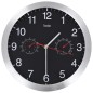 vidaXL Wanduhr mit Quarzwerk, Hygrometer und Thermometer 30 cm Schwarz vidaXL Wanduhr mit Quarzwerk, Hygrometer und Thermometer 30 cm Schwarz