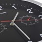 vidaXL Wanduhr mit Quarzwerk, Hygrometer und Thermometer 30 cm Schwarz vidaXL Wanduhr mit Quarzwerk, Hygrometer und Thermometer 30 cm Schwarz
