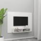 vidaXL TV-Wandschrank Hochglanz-Weiß 135x23,5x90 cm Holzwerkstoff vidaXL TV-Wandschrank Hochglanz-Weiß 135x23,5x90 cm Holzwerkstoff