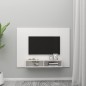 vidaXL TV-Wandschrank Hochglanz-Weiß 135x23,5x90 cm Holzwerkstoff vidaXL TV-Wandschrank Hochglanz-Weiß 135x23,5x90 cm Holzwerkstoff