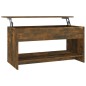 vidaXL Couchtisch Räuchereiche 102x50x52,5 cm Holzwerkstoff vidaXL Couchtisch Räuchereiche 102x50x52,5 cm Holzwerkstoff