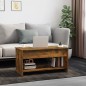 vidaXL Couchtisch Räuchereiche 102x50x52,5 cm Holzwerkstoff vidaXL Couchtisch Räuchereiche 102x50x52,5 cm Holzwerkstoff