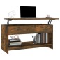 vidaXL Couchtisch Räuchereiche 102x50x52,5 cm Holzwerkstoff vidaXL Couchtisch Räuchereiche 102x50x52,5 cm Holzwerkstoff