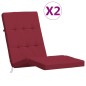 vidaXL Liegestuhl-Auflagen 2 Stk. Weinrot Oxford-Gewebe vidaXL Liegestuhl-Auflagen 2 Stk. Weinrot Oxford-Gewebe
