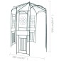 vidaXL Rosenpavillon 250 cm Dunkelgrün vidaXL Rosenpavillon 250 cm Dunkelgrün