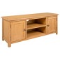 vidaXL TV-Schrank 110x35x44 cm Massivholz Eiche vidaXL TV-Schrank 110x35x44 cm Massivholz Eiche