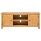 vidaXL TV-Schrank 110x35x44 cm Massivholz Eiche vidaXL TV-Schrank 110x35x44 cm Massivholz Eiche