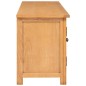 vidaXL TV-Schrank 110x35x44 cm Massivholz Eiche vidaXL TV-Schrank 110x35x44 cm Massivholz Eiche