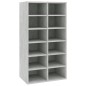 vidaXL Schuhregal Betongrau 54x34x100,5 cm Holzwerkstoff vidaXL Schuhregal Betongrau 54x34x100,5 cm Holzwerkstoff