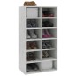 vidaXL Schuhregal Betongrau 54x34x100,5 cm Holzwerkstoff vidaXL Schuhregal Betongrau 54x34x100,5 cm Holzwerkstoff