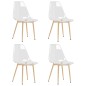 vidaXL Esszimmerstühle 4 Stk. Transparent PET vidaXL Esszimmerstühle 4 Stk. Transparent PET