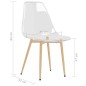 vidaXL Esszimmerstühle 4 Stk. Transparent PET vidaXL Esszimmerstühle 4 Stk. Transparent PET