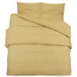 vidaXL Bettwäsche-Set Taupe 135x200 cm Baumwolle vidaXL Bettwäsche-Set Taupe 135x200 cm Baumwolle