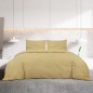 vidaXL Bettwäsche-Set Taupe 135x200 cm Baumwolle vidaXL Bettwäsche-Set Taupe 135x200 cm Baumwolle