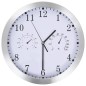 vidaXL Wanduhr mit Quarzwerk, Hygrometer und Thermometer 30 cm Weiß vidaXL Wanduhr mit Quarzwerk, Hygrometer und Thermometer 30 cm Weiß