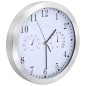 vidaXL Wanduhr mit Quarzwerk, Hygrometer und Thermometer 30 cm Weiß vidaXL Wanduhr mit Quarzwerk, Hygrometer und Thermometer 30 cm Weiß