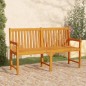 vidaXL Gartenbank 150 cm Massivholz Akazie vidaXL Gartenbank 150 cm Massivholz Akazie