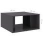 vidaXL Couchtische 4 Stk. Hochglanz-Grau 33x33x33 cm Holzwerkstoff vidaXL Couchtische 4 Stk. Hochglanz-Grau 33x33x33 cm Holzwerkstoff