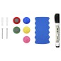 vidaXL Magnetisches Whiteboard Weiß 110x60 cm Stahl vidaXL Magnetisches Whiteboard Weiß 110x60 cm Stahl