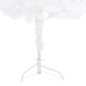vidaXL Künstlicher Eck-Weihnachtsbaum Weiß 240 cm PVC vidaXL Künstlicher Eck-Weihnachtsbaum Weiß 240 cm PVC