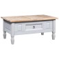 vidaXL Couchtisch Mexiko-Stil Kiefernholz Grau 100x55x44 cm vidaXL Couchtisch Mexiko-Stil Kiefernholz Grau 100x55x44 cm