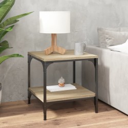 vidaXL Couchtisch Sonoma-Eiche 50x50x40 cm Holzwerkstoff