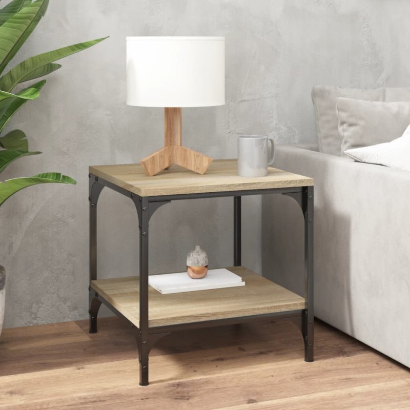 vidaXL Couchtisch Sonoma-Eiche 50x50x40 cm Holzwerkstoff vidaXL Couchtisch Sonoma-Eiche 50x50x40 cm Holzwerkstoff