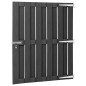 vidaXL Gartentor WPC 100x112 cm Grau vidaXL Gartentor WPC 100x112 cm Grau