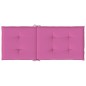 vidaXL Hochlehner-Auflagen 6 Stk. Rosa Stoff vidaXL Hochlehner-Auflagen 6 Stk. Rosa Stoff