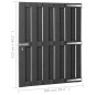 vidaXL Gartentor WPC 100x112 cm Grau vidaXL Gartentor WPC 100x112 cm Grau