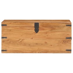vidaXL Truhe 90x40x40 cm Akazie Massivholz 