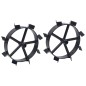 vidaXL Metallräder für 6,5 PS Benzin-Gartenfräse 2 Stk. vidaXL Metallräder für 6,5 PS Benzin-Gartenfräse 2 Stk.