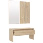 vidaXL Garderoben-Set Sonoma-Eiche Holzwerkstoff vidaXL Garderoben-Set Sonoma-Eiche Holzwerkstoff