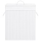 vidaXL Bambus-Wäschekorb mit 1 Fach Weiß 83 L vidaXL Bambus-Wäschekorb mit 1 Fach Weiß 83 L