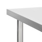 vidaXL Küchen-Arbeitstisch mit Rollen 100x30x85 cm Edelstahl vidaXL Küchen-Arbeitstisch mit Rollen 100x30x85 cm Edelstahl