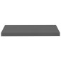 vidaXL Schwebende Wandregale 2 Stk. Hochglanz-Grau 60x23,5x3,8cm MDF vidaXL Schwebende Wandregale 2 Stk. Hochglanz-Grau 60x23,5x3,8cm MDF